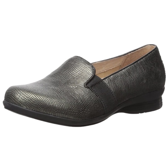 Dansko Metallic Lizard Addy Flat - Picture 1 of 7